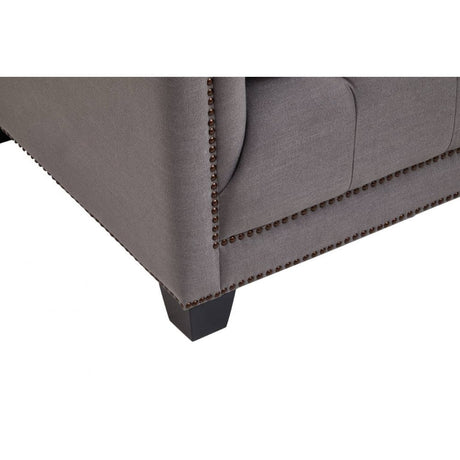 Surina Two Seat Grey Fabric Sofa