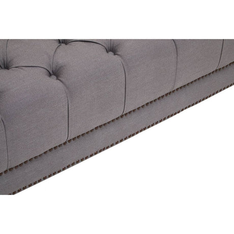 Surina Two Seat Grey Fabric Sofa