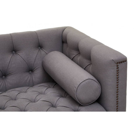 Surina Two Seat Grey Fabric Sofa