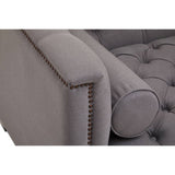 Surina Two Seat Grey Fabric Sofa
