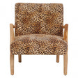 Cefena Leopard Print Chair