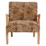 Cefena Leopard Print Chair