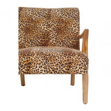 Cefena Leopard Print Chair