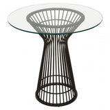 Vogue Round Matte Black Dining Table