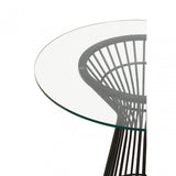 Vogue Round Matte Black Dining Table