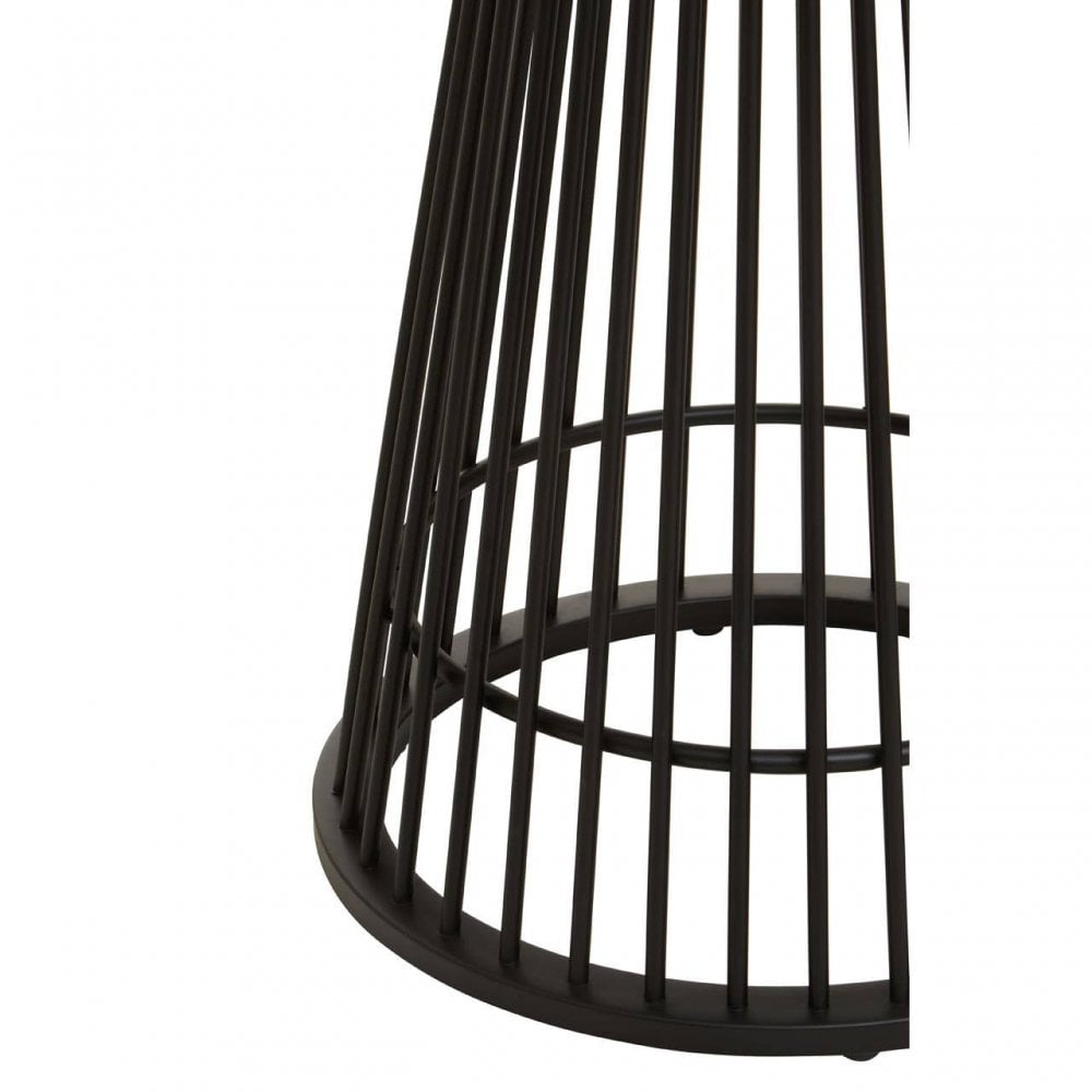 Vogue Round Matte Black Dining Table
