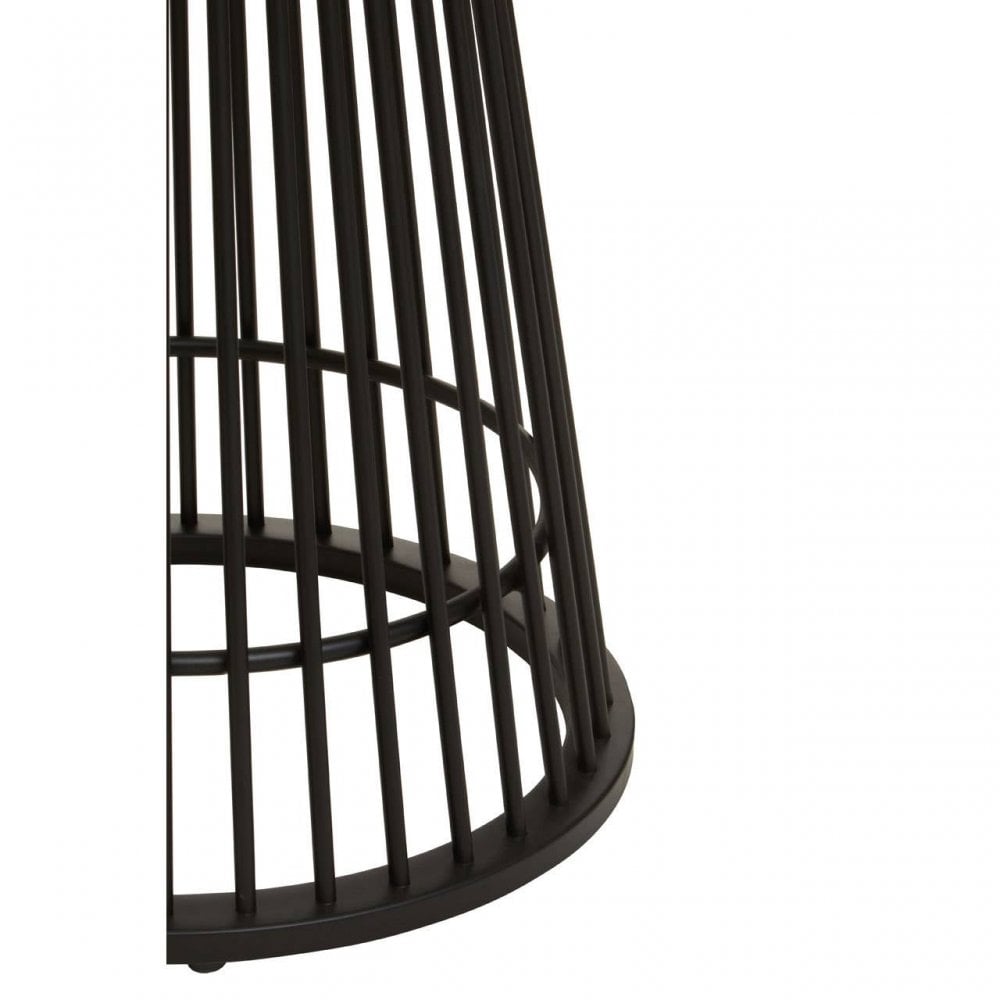 Vogue Round Matte Black Dining Table