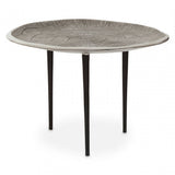 Silva Oak Effect Silver Top Coffee Table