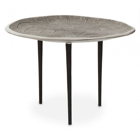 Silva Oak Effect Silver Top Coffee Table