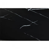 Moda White Marble Rectangular Dining Table