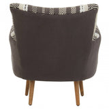 Cefena Grey And White Chair