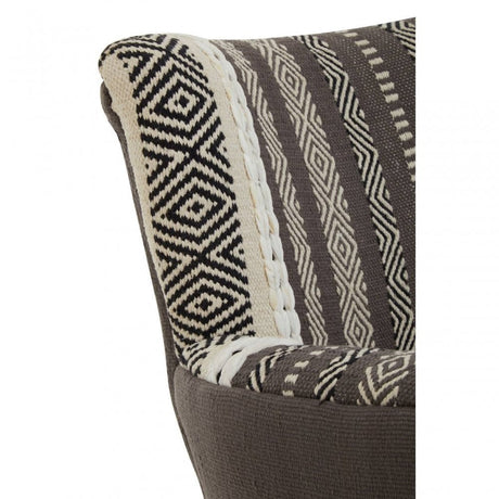 Cefena Grey And White Chair