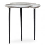Simbolo Silver Top Side Table
