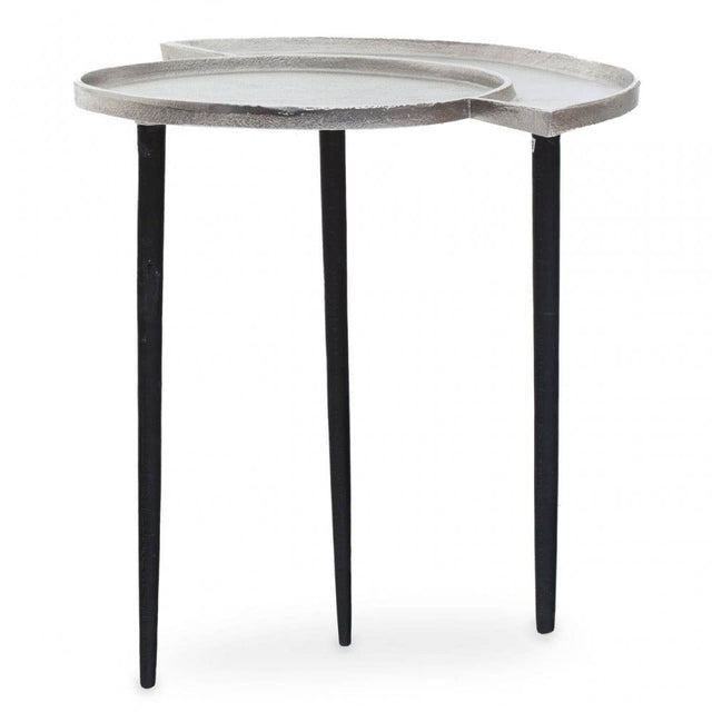 Simbolo Silver Top Side Table