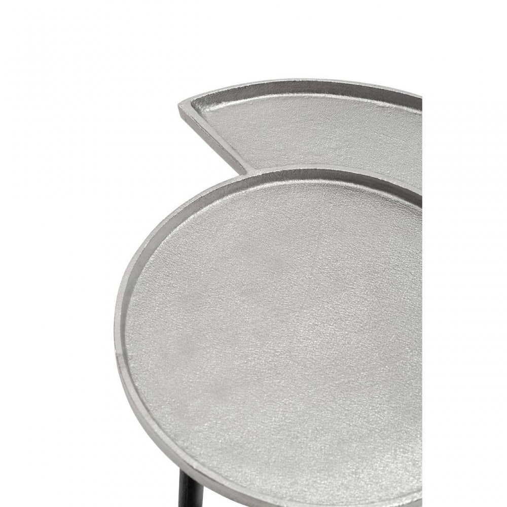 Simbolo Silver Top Side Table