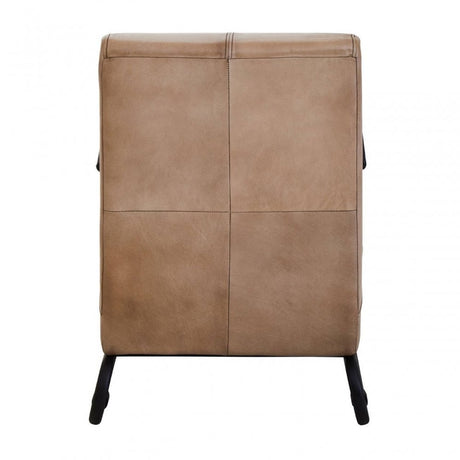 Buffalo Grey Leather Armchair
