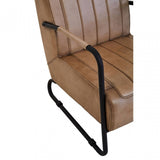 Buffalo Grey Leather Armchair