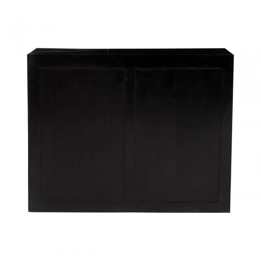 Sarter Four Drawer Black Mango Wood Chest