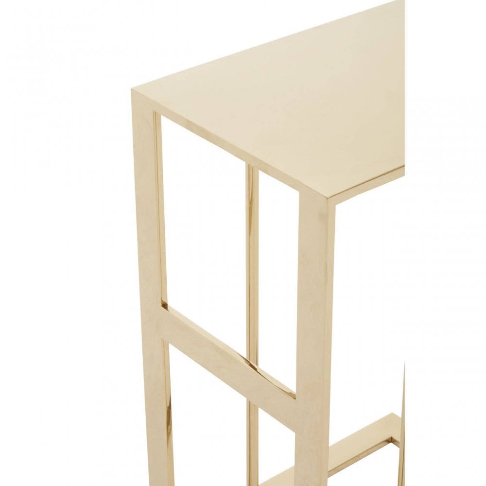 Oria Gold Side Table