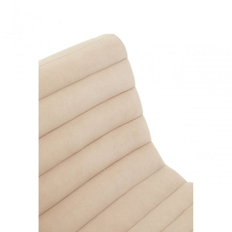 Vogue Ivory Velvet Cocktail Chair