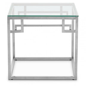 Allure Silver Side Table