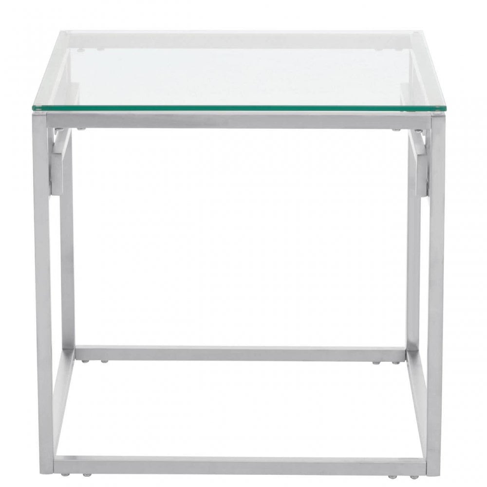 Allure Silver Side Table