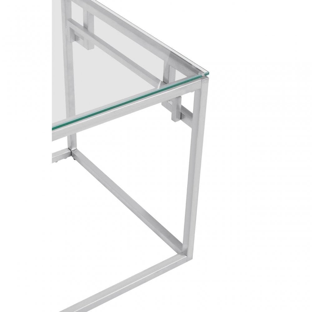 Allure Silver Side Table
