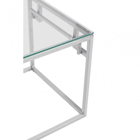 Allure Silver Side Table