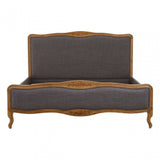 Parkside Grey Fabric Super Kingsize Bed