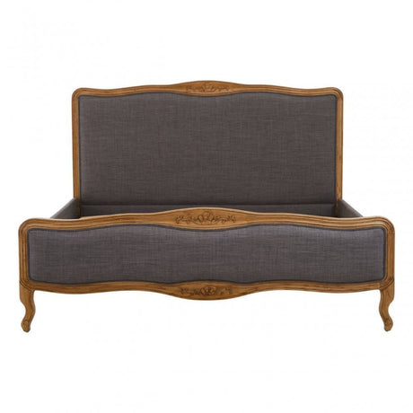 Parkside Grey Fabric Super Kingsize Bed