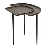 Simbolo Bronze Top Side Table