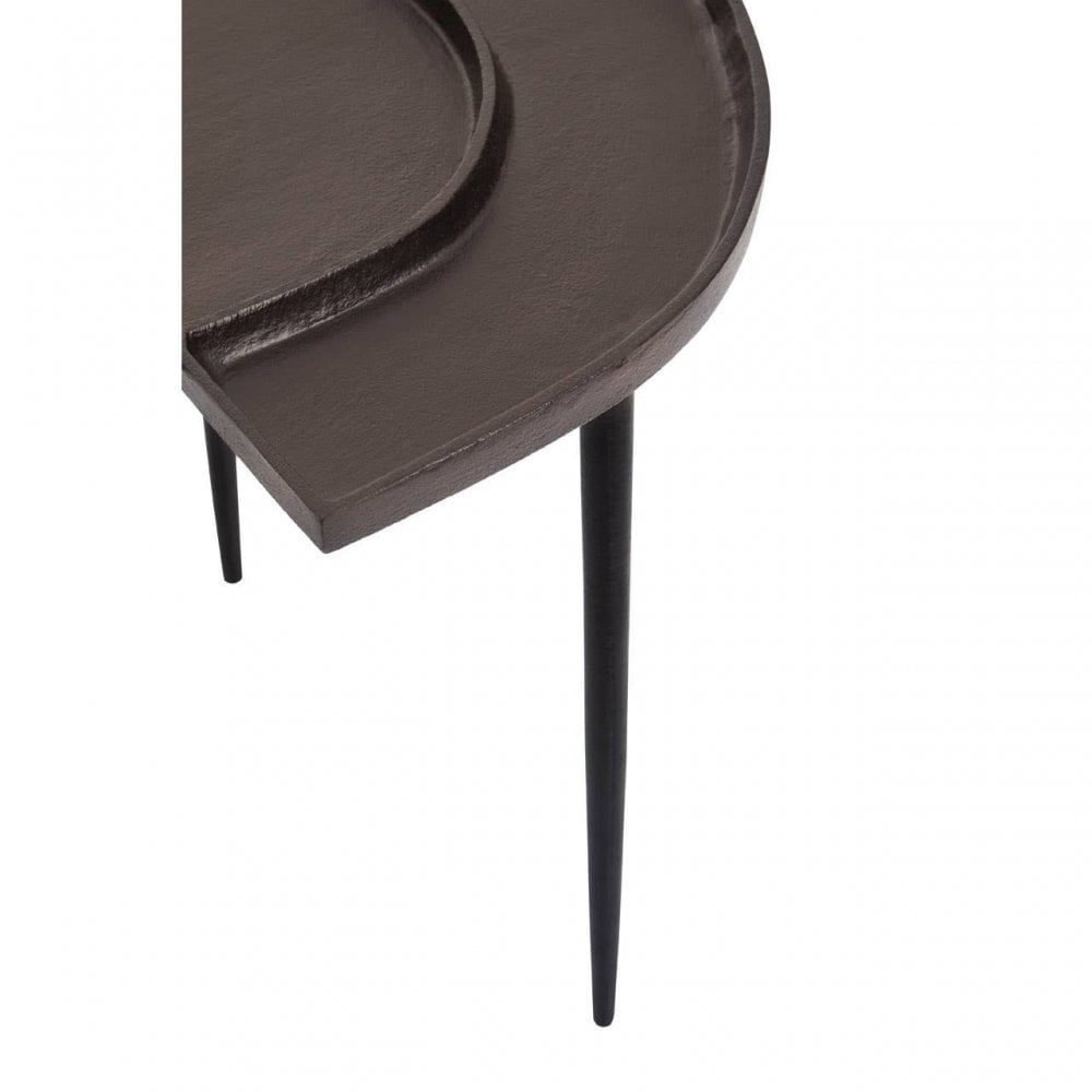 Simbolo Bronze Top Side Table