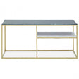 Nirav Assorted Marble / Gold Frame Console Table