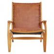 Kendari Brown Leather Chai