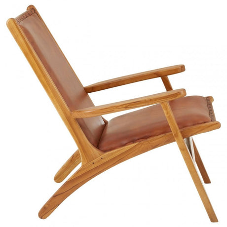 Kendari Brown Leather Chai