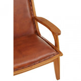 Kendari Brown Leather Chai