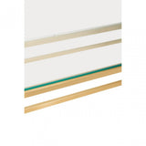 Allure Gold Brushed Console Table