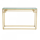 Allure Gold Brushed Console Table