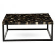 Obra Black Shell Square Coffee Table