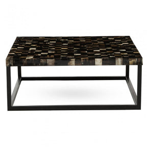 Obra Black Shell Square Coffee Table