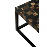 Obra Black Shell Square Coffee Table