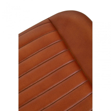 Buffalo Tan Leather Foot Stool