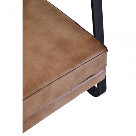 Buffalo Grey Genuine Leather Armchair
