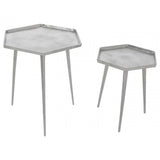 Halle Set Of 2 Hexagonal Side Tables