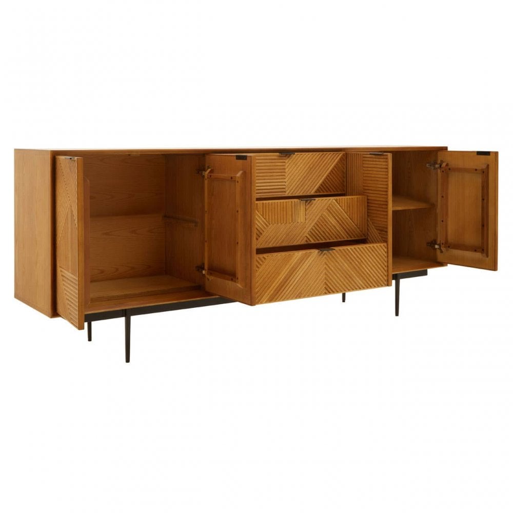 Jakara Sideboard With Metal Legs