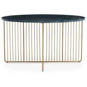 Nirva Green Marble / Gold Frame Coffee Table