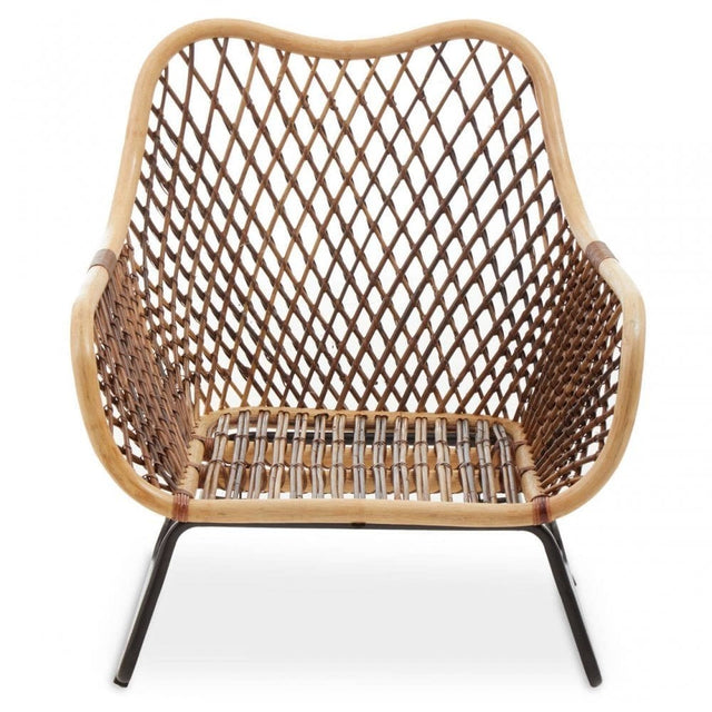 Manado Black Iron Frame Chair