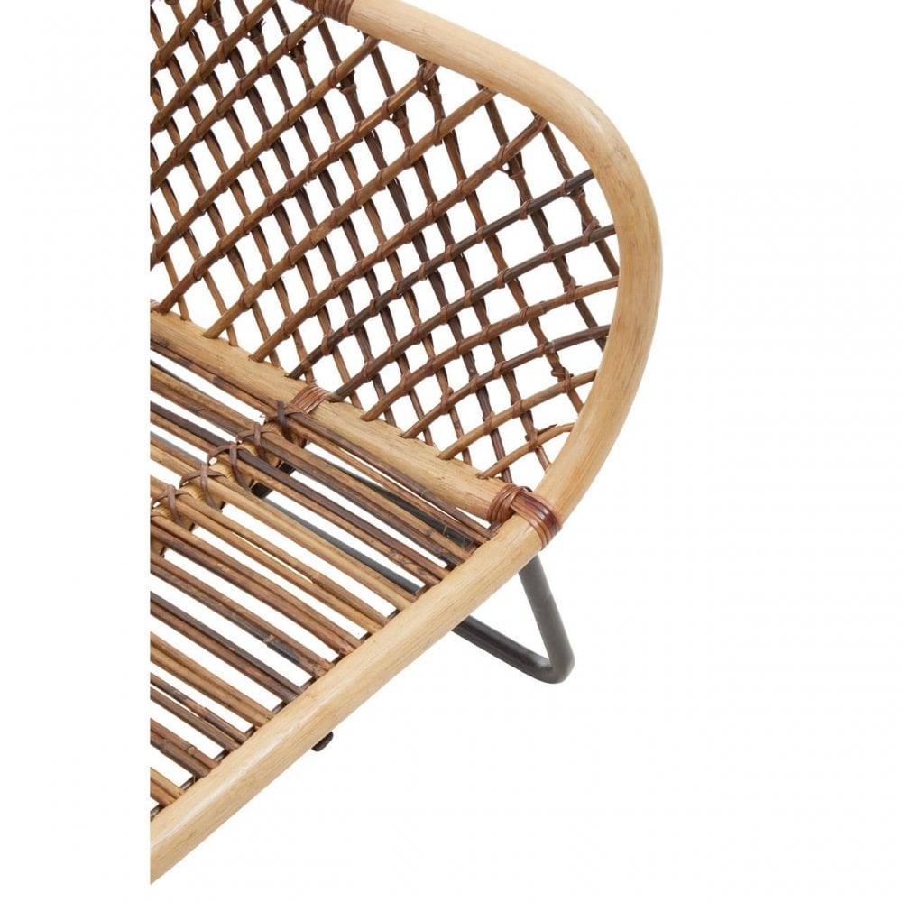 Manado Black Iron Frame Chair