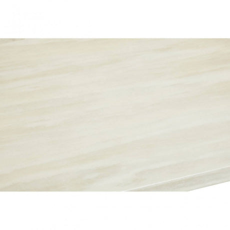 Moda Ivory White Marble  Console Table