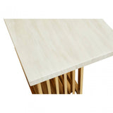 Moda Ivory White Marble  Console Table